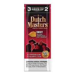 Dutch Masters Cigarillos Sweet Foil 20 Pouches of 3