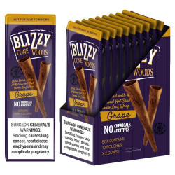 Blizzy Cone Woods Grape King Size Cones 10/2 Pouches