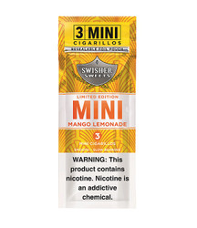 Swisher Sweets Mini Cigarillos Foil Mango Lemonade 15/3 Swisher Sweets Mini Cigarillos Foil Mango Lemonade 15/3