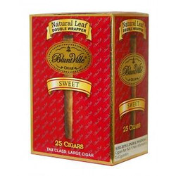 National Almond Honey Bluntville Cigars Sweet, packaging of 25 large cigars with almond honey flavor and sweet taste. National Almond Honey Bluntville Cigars Sweet, packaging of 25 large cigars with almond honey flavor and sweet taste.
