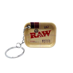 RAW Tiny Rolling Tray Key Chain RAW Tiny Rolling Tray Key Chain
