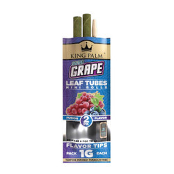 King Palm Wraps Leaf Tubes Blue Grape Minis 20/2
