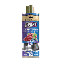 King Palm Wraps Leaf Tubes Blue Grape Minis 20/2 King Palm Wraps Leaf Tubes Blue Grape Minis 20/2