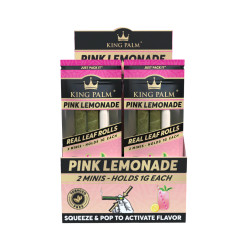 King Palm Wraps Pink Lemonade Minis 20/2 King Palm Wraps Pink Lemonade Minis 20/2