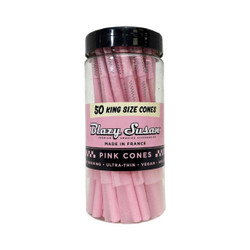 Blazy Susan 108mm King Size Pink Pre-Rolled Cones 50Ct