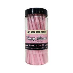 Blazy Susan 108mm King Size Pink Pre-Rolled Cones 50Ct Blazy Susan 108mm King Size Pink Pre-Rolled Cones 50Ct