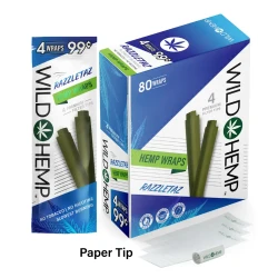 Wild Hemp Wraps Razzletaz 20/4 Ct