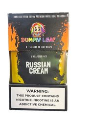 Dummy Leaf Wraps Russian Cream 8/5 Packs Dummy Leaf Wraps Russian Cream 8/5 Packs
