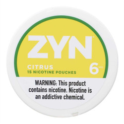 Zyn Nicotine Pouches Citrus 6 Mg 15/5 Tins
