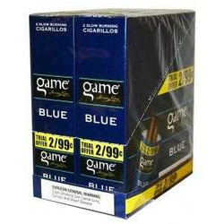 Game Cigarillos Foil Blue 30 Pouches of 2