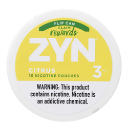 Zyn Nicotine Pouches Citrus 3 Mg 15/5 Tins