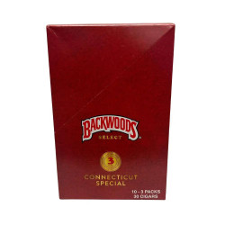 Altadis Backwoods Select Cigars 10 Packs of 3, red packaging box of cigars. Altadis Backwoods Select Cigars 10 Packs of 3, red packaging box of cigars.
