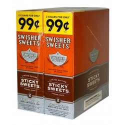 Swisher Sweets Cigarillos Foil Sticky Sweets 30 Pouches of 2 Swisher Sweets Cigarillos Foil Sticky Sweets 30 Pouches of 2
