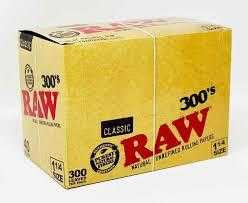 RAW Classic Rolling Papers 300s 1 1/4 20ct/300