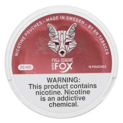 White Fox Full Charge All White Nicotine Pouches 5Pk/15 20mg