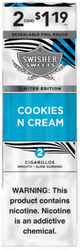 Swisher Sweets Cigarillos x Cookies n Cream 30 Pouches of 2 Swisher Sweets Cigarillos x Cookies n Cream 30 Pouches of 2