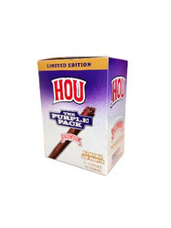 Altadis Backwoods HOU The Purple Pack Limited Edition Cigars 8/5Ct, package of flavored cigars with purple and yellow packaging design Altadis Backwoods HOU The Purple Pack Limited Edition Cigars 8/5Ct, package of flavored cigars with purple and yellow packaging design