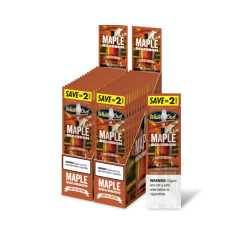 White Owl Cigarillos Maple Bourbon 30 Pouches of 2