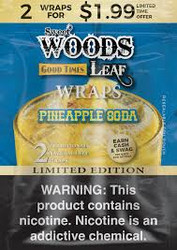 Good Times Sweet Woods Pineapple Soda Wraps 30 Packs of 2