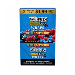 Good Times Sweet Woods Blue Raspberry Wraps 30 Packs of 2