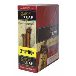 Game Leaf Cigars Sweet Aromatic 15 Pouches of 2