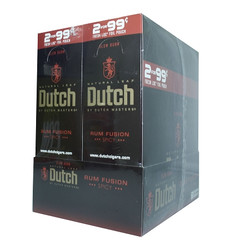 Dutch Masters Cigarillos Foil Rum Fusion 30 Pouches of 2 Dutch Masters Cigarillos Foil Rum Fusion 30 Pouches of 2