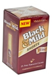 Black & Mild Shorts Cigars Wine Box 25ct Black & Mild Shorts Cigars Wine Box 25ct