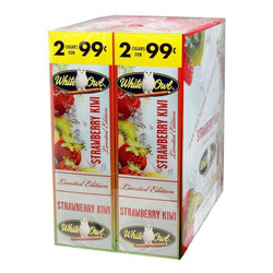 White Owl Cigarillos Strawberry Kiwi 30 Pouches of 2