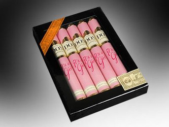 Drew Estate Don Antonio Its a Girl Cigar Sampler 5Ct, a box containing five pink-wrapped cigars with decorative bands. Drew Estate Don Antonio Its a Girl Cigar Sampler 5Ct, a box containing five pink-wrapped cigars with decorative bands.
