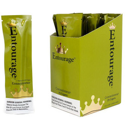 National Almond Honey Entourage Cigars Connoisseur 25Ct, green cigar pack and box of 25 cigars National Almond Honey Entourage Cigars Connoisseur 25Ct, green cigar pack and box of 25 cigars