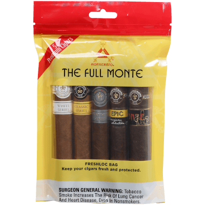 Montecristo The Full Monte Freshloc bag 5 Ct Cigar Sampler