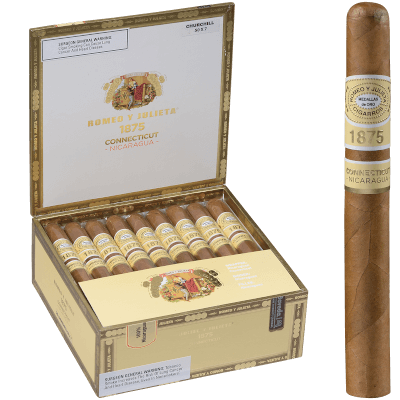 Romeo Y Julieta 1875 Cedro Deluxe Corona #2 EMS 25 Ct. Box 5.50X44