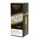 John Middleton Black & Mild Cigars Original Box, packaging featuring a black and gold design with the product name and a cigar illustration.