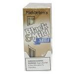 John Middleton Black & Mild Mild Cigars Pack, featuring a box with the product name and logo prominently displayed.