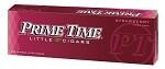 Prime Time Little Cigars Strawberry, packaging of strawberry flavored little cigars with pink and burgundy design.