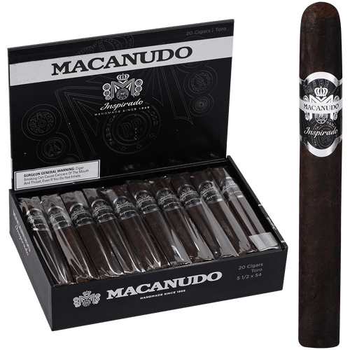 Macanudo Cigars Inspirado Black Toro 20 Ct. Box 5.50X54