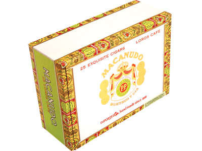 Macanudo Cigars Cafe Lords 25 Ct. Box 4.75X49
