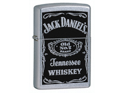 Zippo Jack Daniel's Street Chrome Lighter