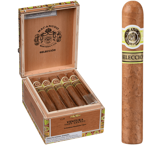 Macanudo Cigars Cafe Seleccion Ventura Toro Grande 15 Ct. Box 6.00X58