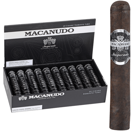 Macanudo Cigars Inspirado Black Tubo 20 Ct. Box 4.87x48