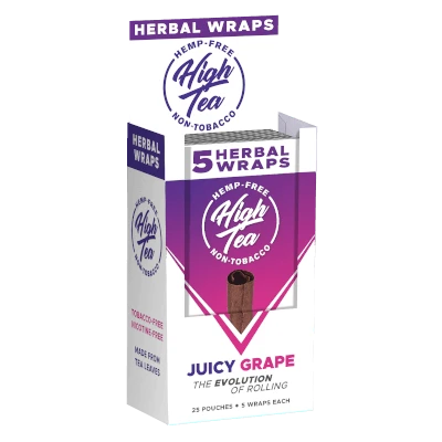 High Tea Wraps Juicy Grape 25/5 Ct