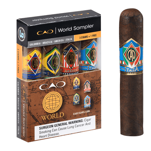 CAO Cigars World B3G1F 4 Ct. Sampler