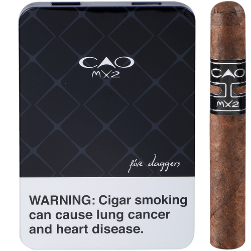 CAO Cigars Mx2 Dagger 10/5 Tins 4.00X38