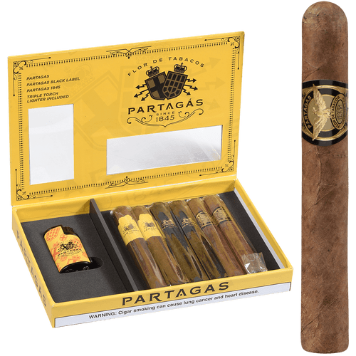 Partagas Cigars Collection W/Lighter 6 Ct. Sampler