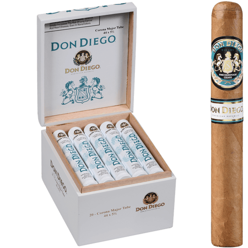 Don Diego Cigars Major Tubes 20 Ct. Box 5.63x44