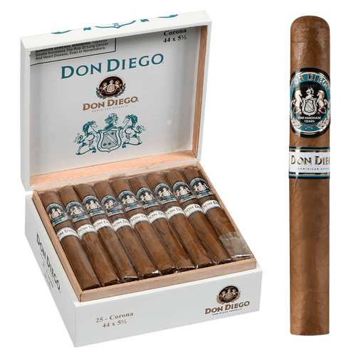 Don Diego Cigars Coronas 25 Ct. Box 5.50x44