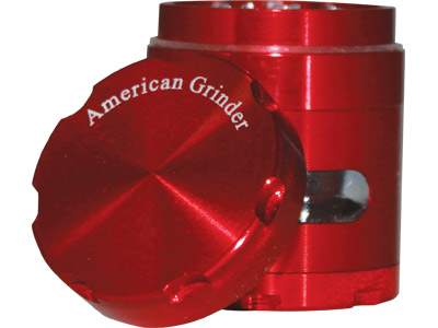 American Grinder Grinder 1.5" Four Piece W/Chamber Window