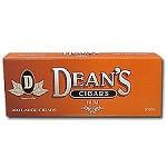 Deans Cigars, packaging of Deans Large Filtered Cigars Rum flavor