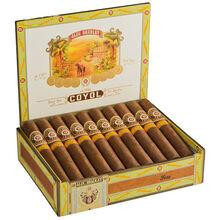 Alec Bradley Cigars Coyol Toro 24Ct. Box, open cigar box displaying 24 cigars with a colorful label and detailed packaging design.