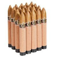 CAO Black Gothic Cigars Pack of 20, image showing neatly arranged cigars with dark bands featuring gothic design.